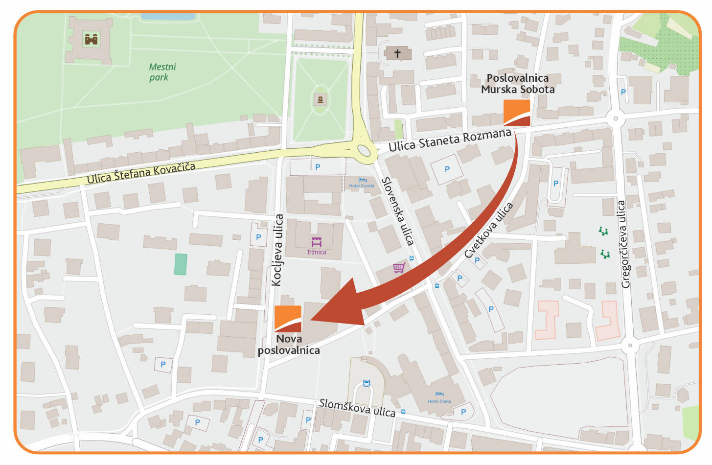 Selimo poslovalnico Murska Sobota