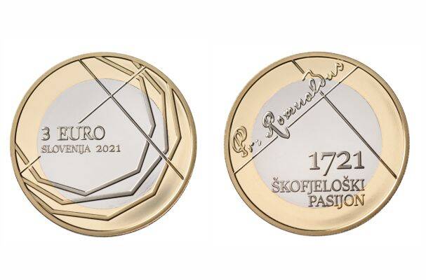 V obtok prihajajo novi zbirateljski kovanci, posvečeni 300. obletnici Škofjeloškega pasijona