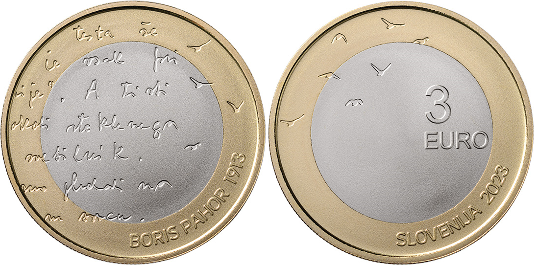 110. obletnica rojstva slovenskega pisatelja Borisa Pahorja - 3 EUR