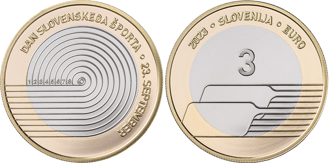 Državni praznik dan slovenskega športa - 3 EUR