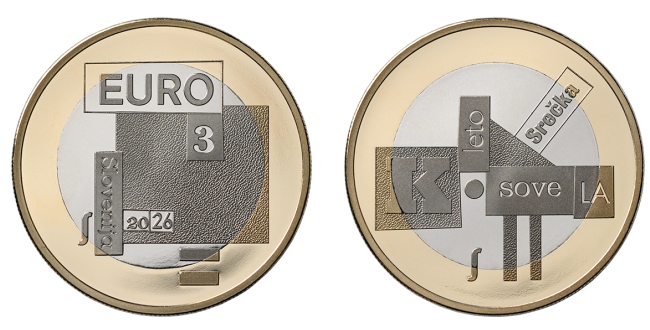 Leto pesnika Srečka Kosovela - 3 EUR - v prodaji od 17.6.2026